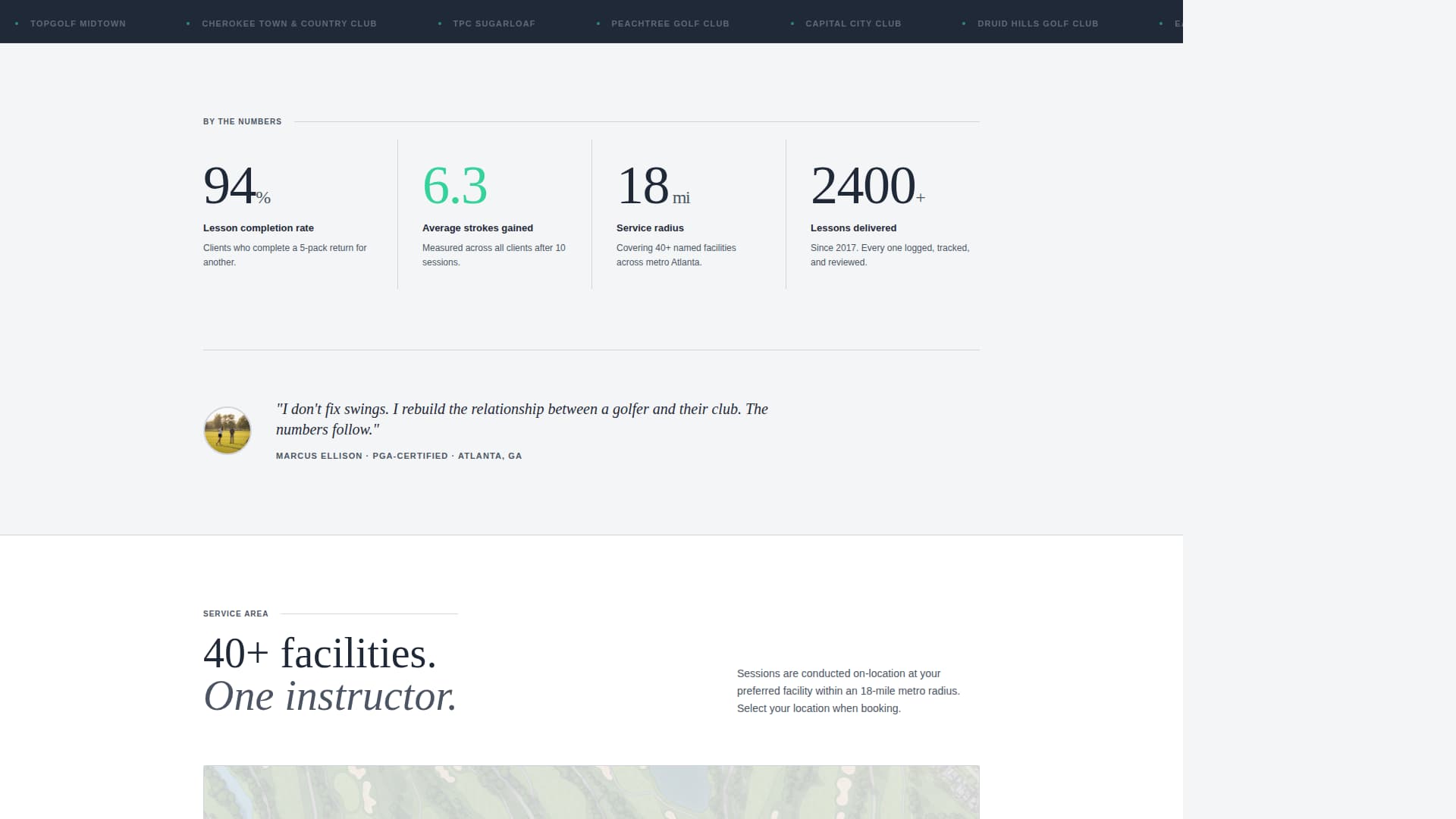 Fairway - Precision Golf Landing Page Template
