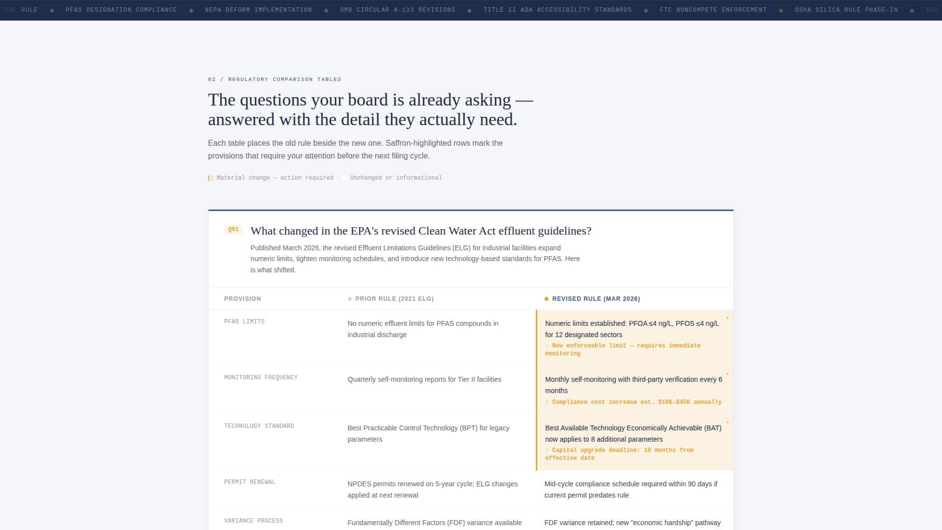 Caucus - Authoritative Policy Landing Page Template