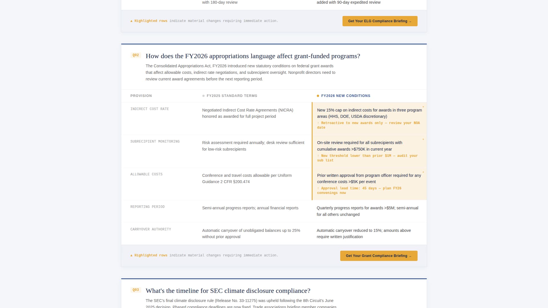 Caucus - Authoritative Policy Landing Page Template