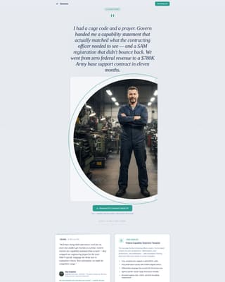 Govern - Decisive Governmentconsulting Landing Page Template