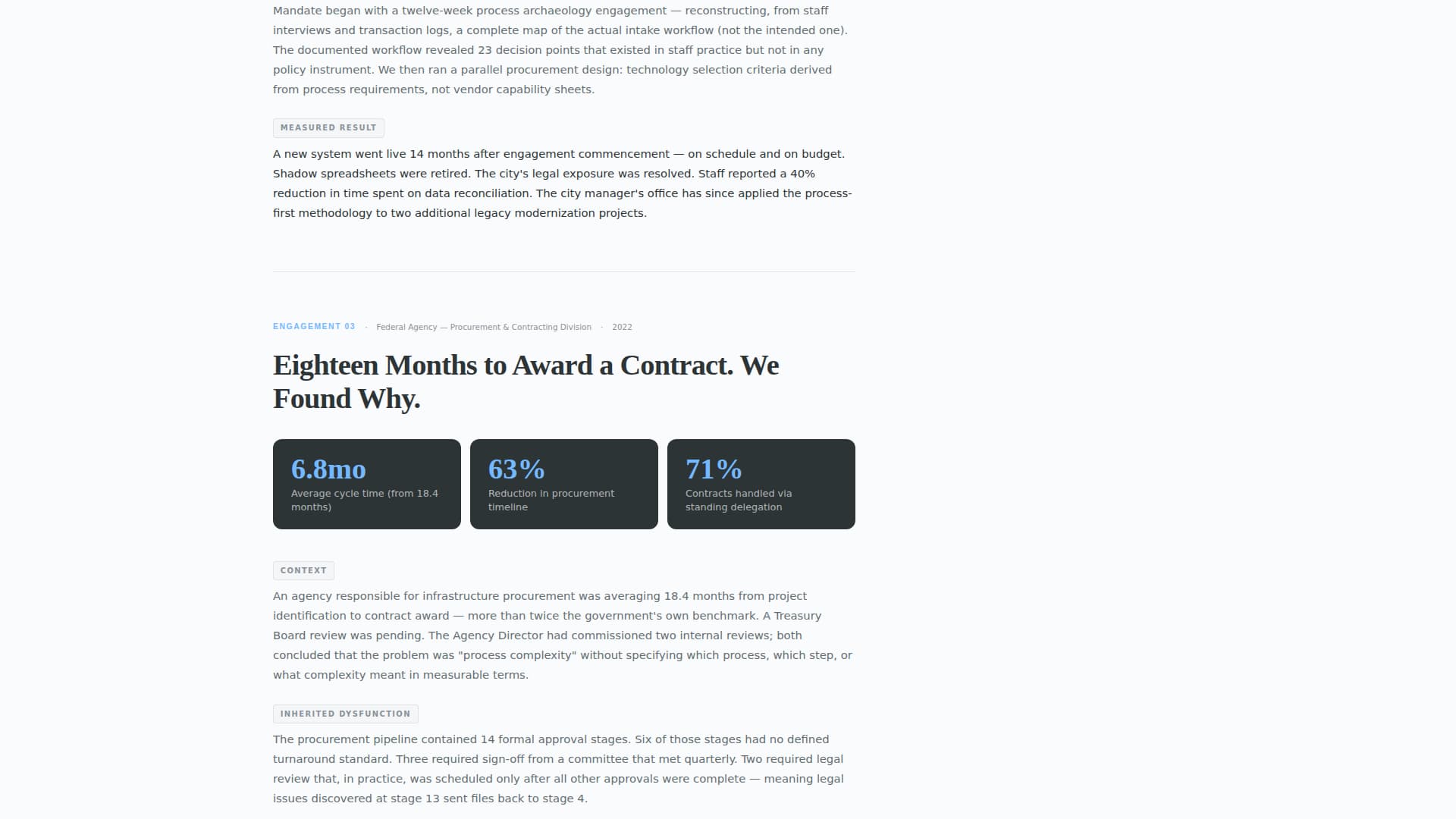 Mandate — Certified Civic Advisor Landing Page Template