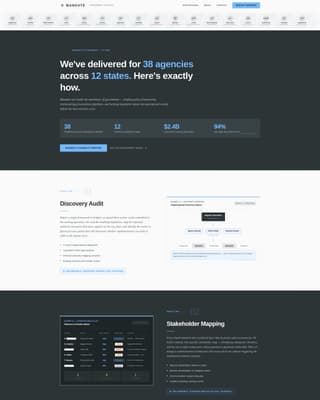 Mandate — Expert Government Affairs Landing Page Template