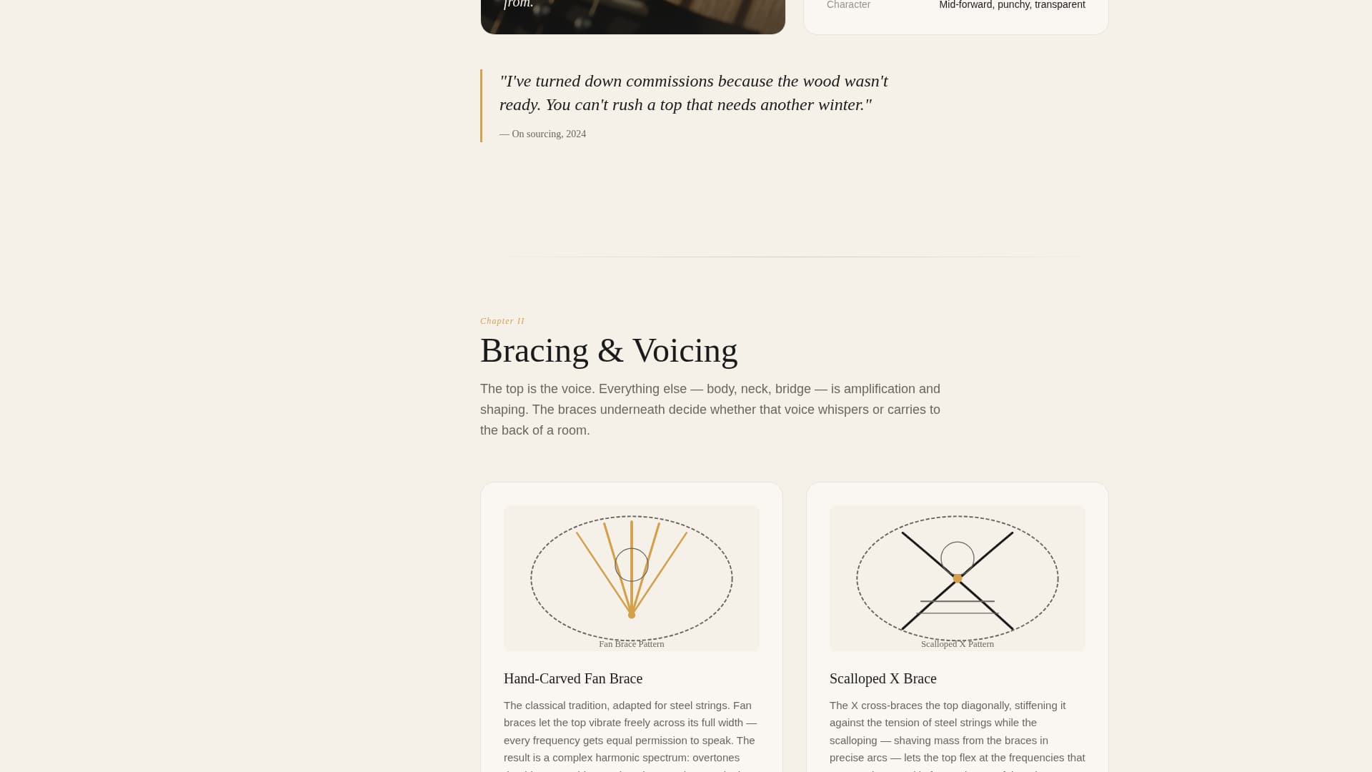 Luthier - Artisan Guitarbuilder Landing Page Template
