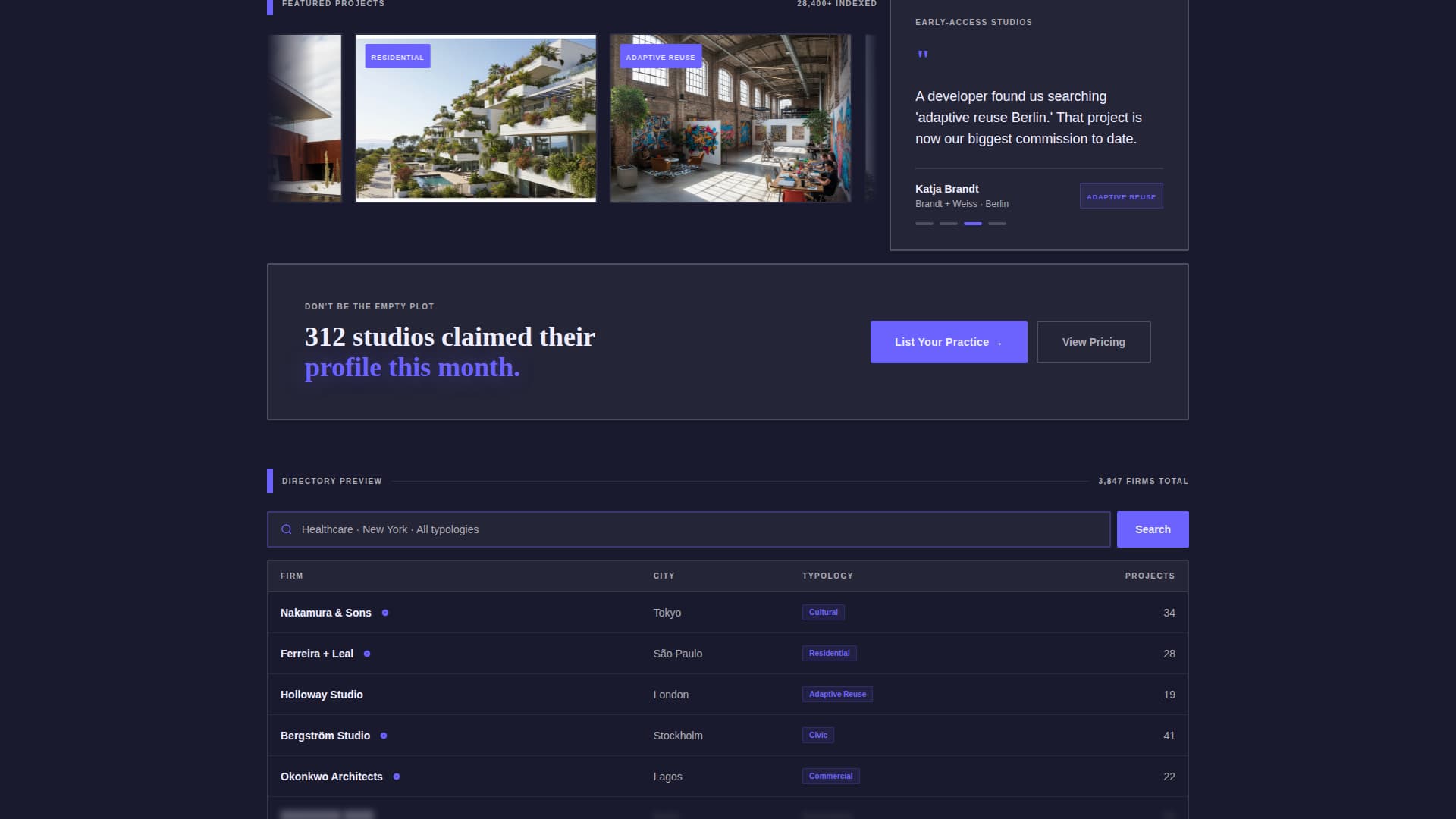 Archivault - Powerful Architecture Landing Page Template
