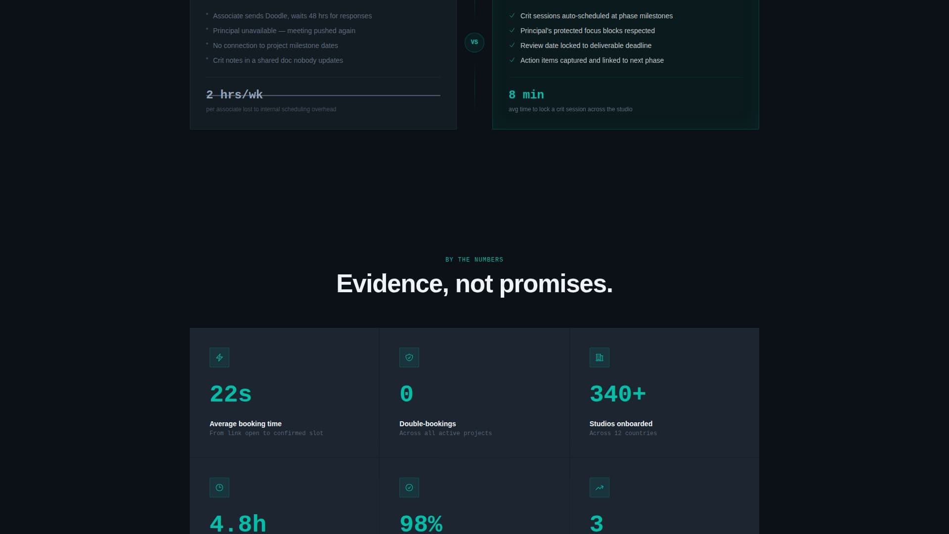 Schematic - Powerful Architecture Scheduling Landing Page Template