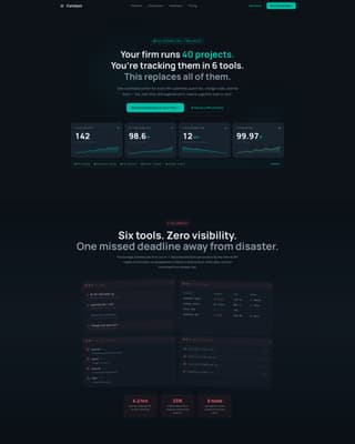 Catalyst - Powerful Architecture Management Landing Page Template
