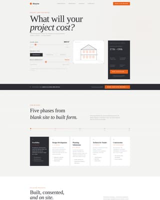 Architecture Firm Booking Website Template