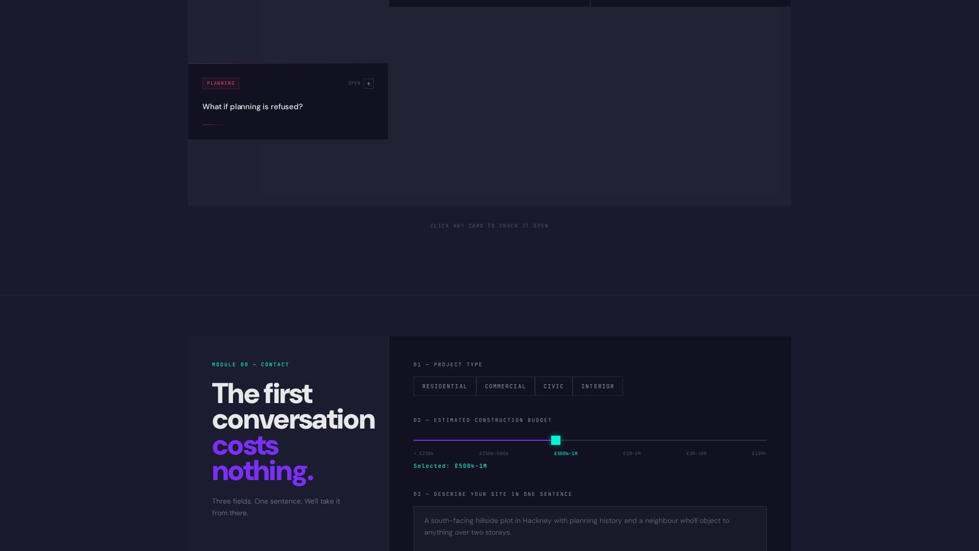Architecture - Premium Firm Landing Page Template