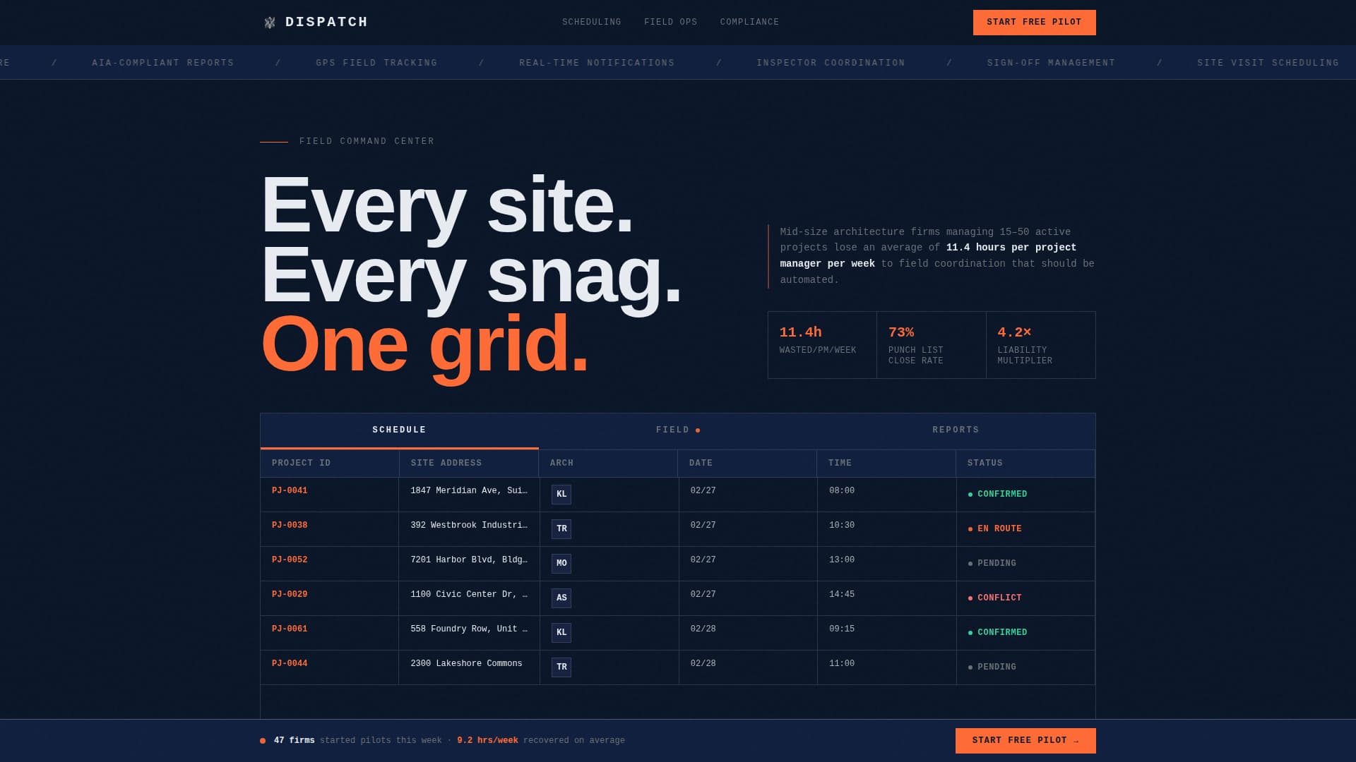 Architecture Firm Software Professional Website Template