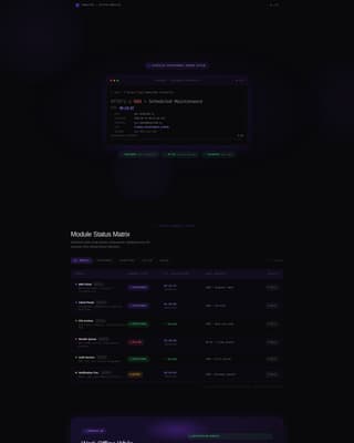 Downtime - Authoritative Architecture Landing Page Template