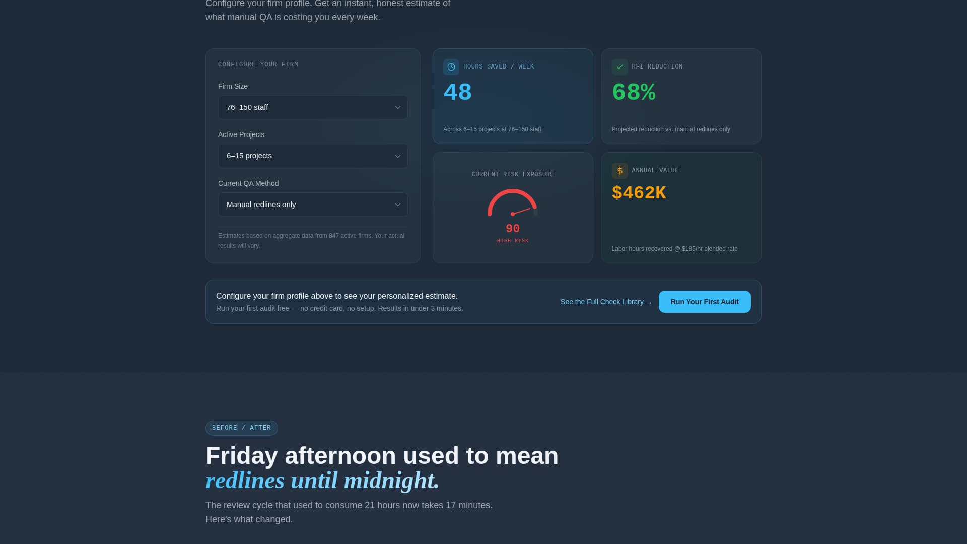 Audit - Powerful Qualitymanagement Landing Page Template