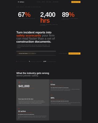 Safespec - Powerful Safety Management Landing Page Template