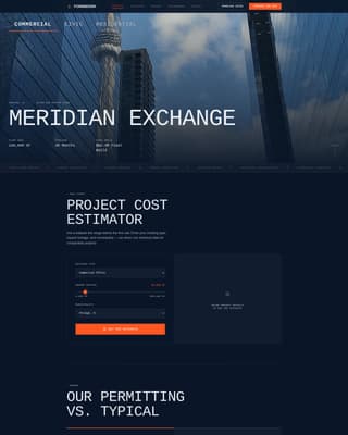 Formwork - Brutalist Architecture Landing Page Template