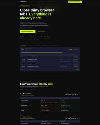 Automate - Powerful Architecture Firm Landing Page Template