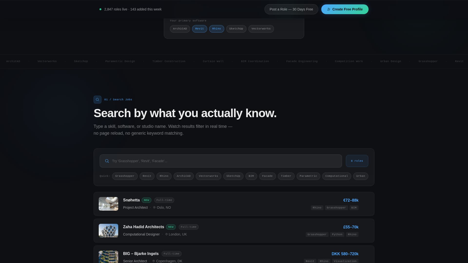 Drafthouse - Dynamic Architecture Landing Page Template