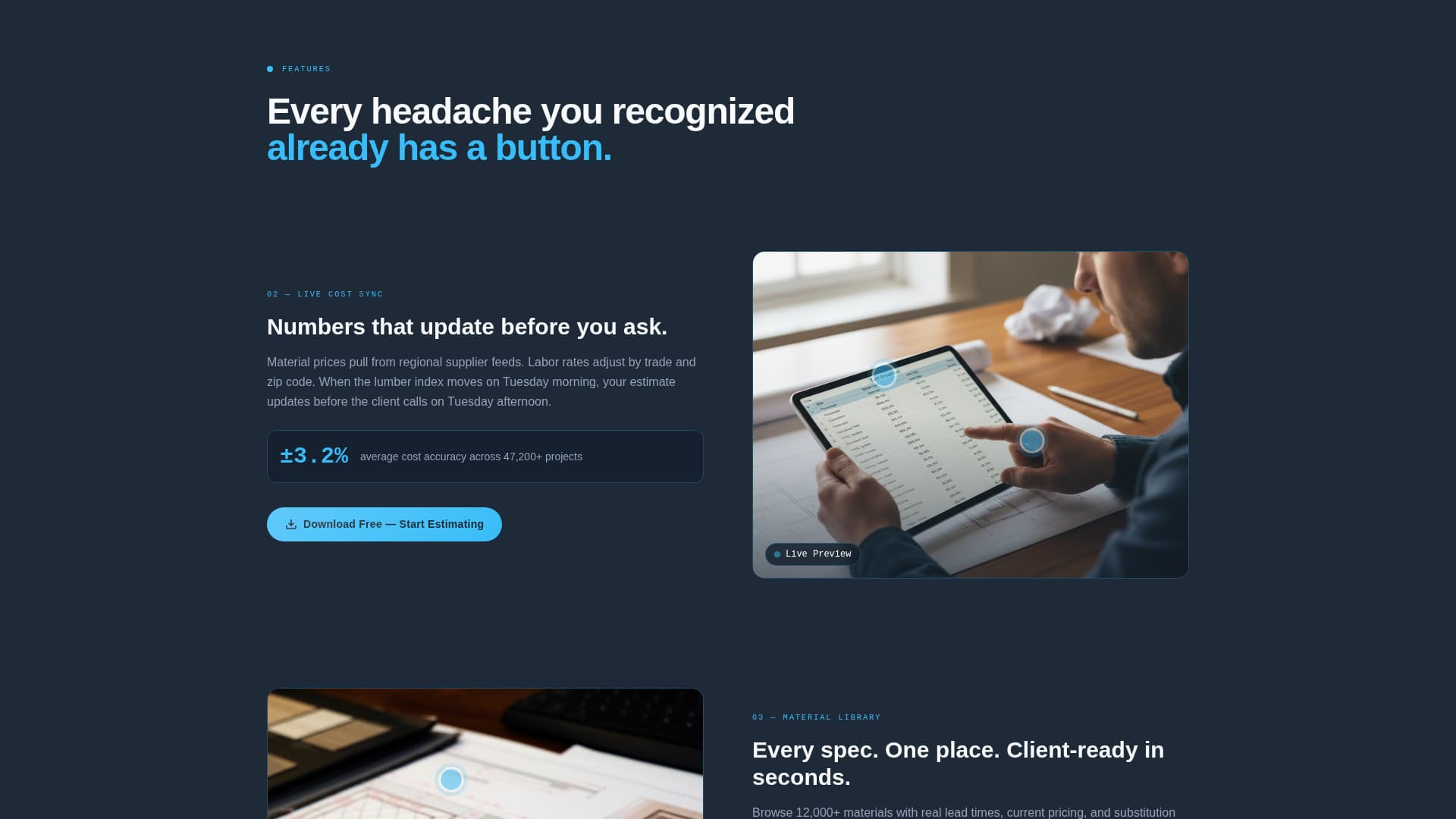 Architecture Digital Presence Pricing Website Template