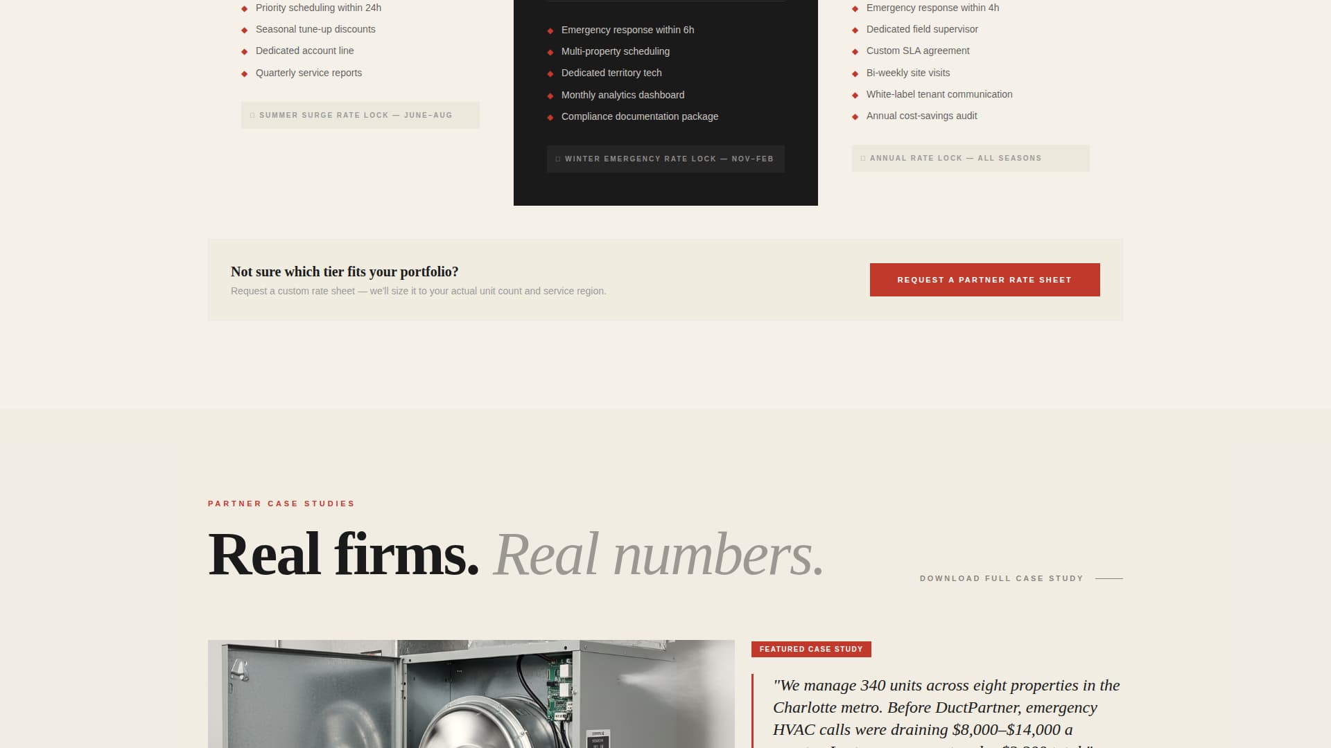 HVAC Contractor Marketing Reviews Website Template