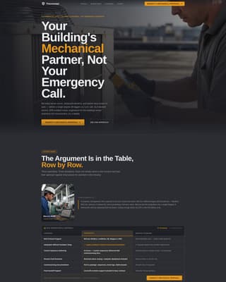 HVAC Technician Professional Website Template