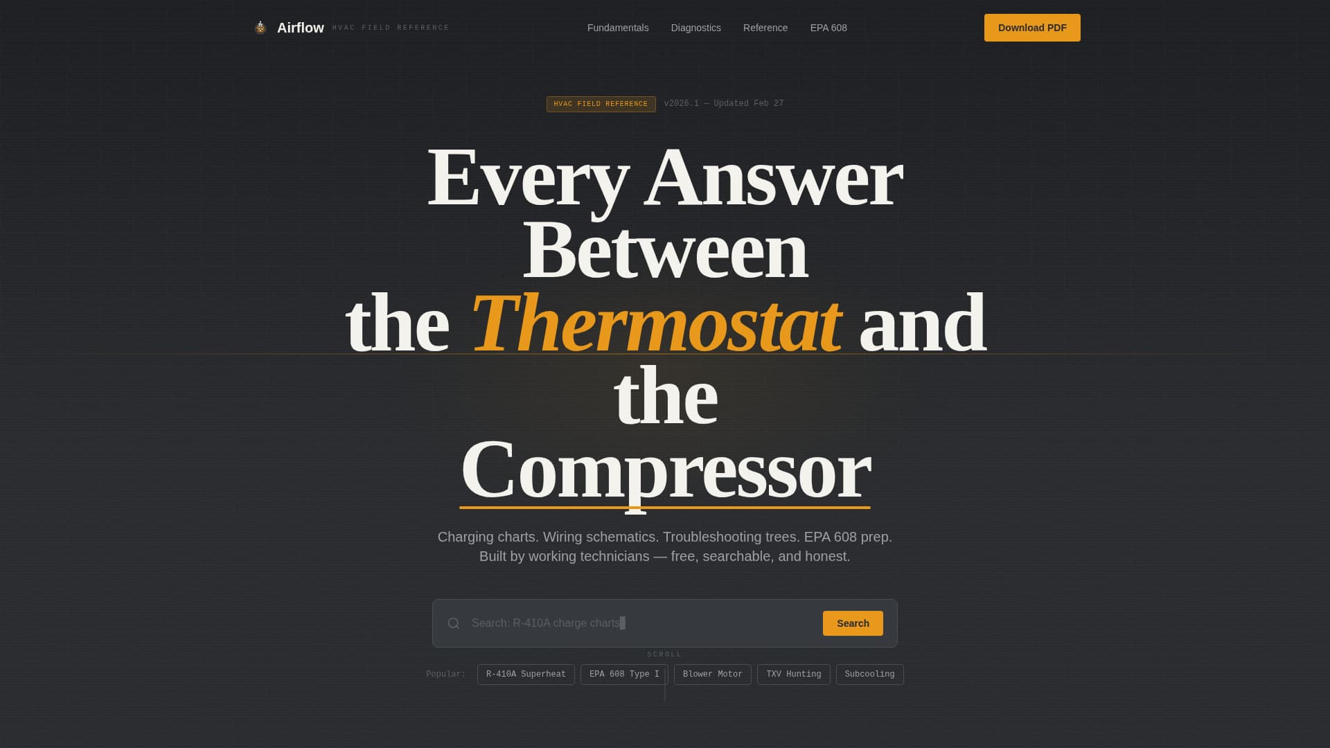 HVAC Technician FAQ Website Template