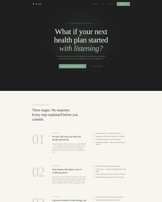 Nourish - Evidencebased Healthcoach Landing Page Template