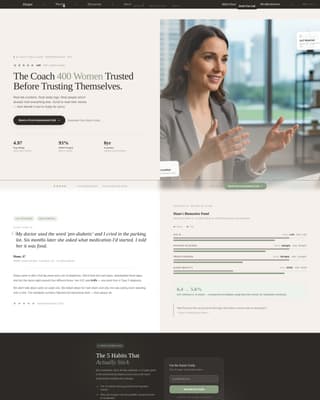 Vetted - Trusted Healthcoach Landing Page Template