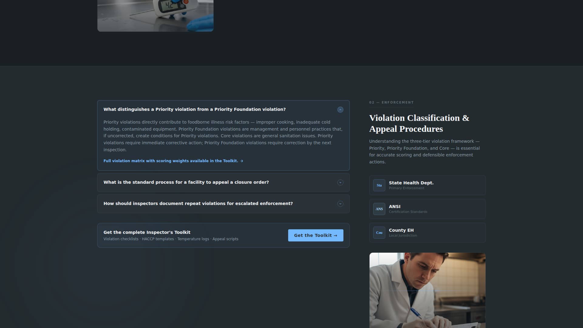 Inspecthub - Authoritative Inspector Landing Page Template