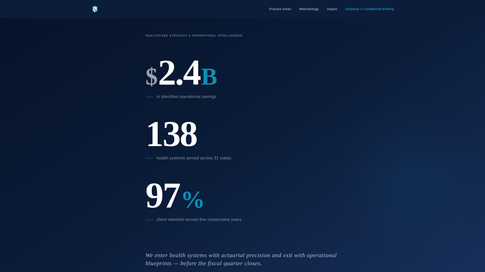Consult - Authoritative Healthcare Landing Page Template