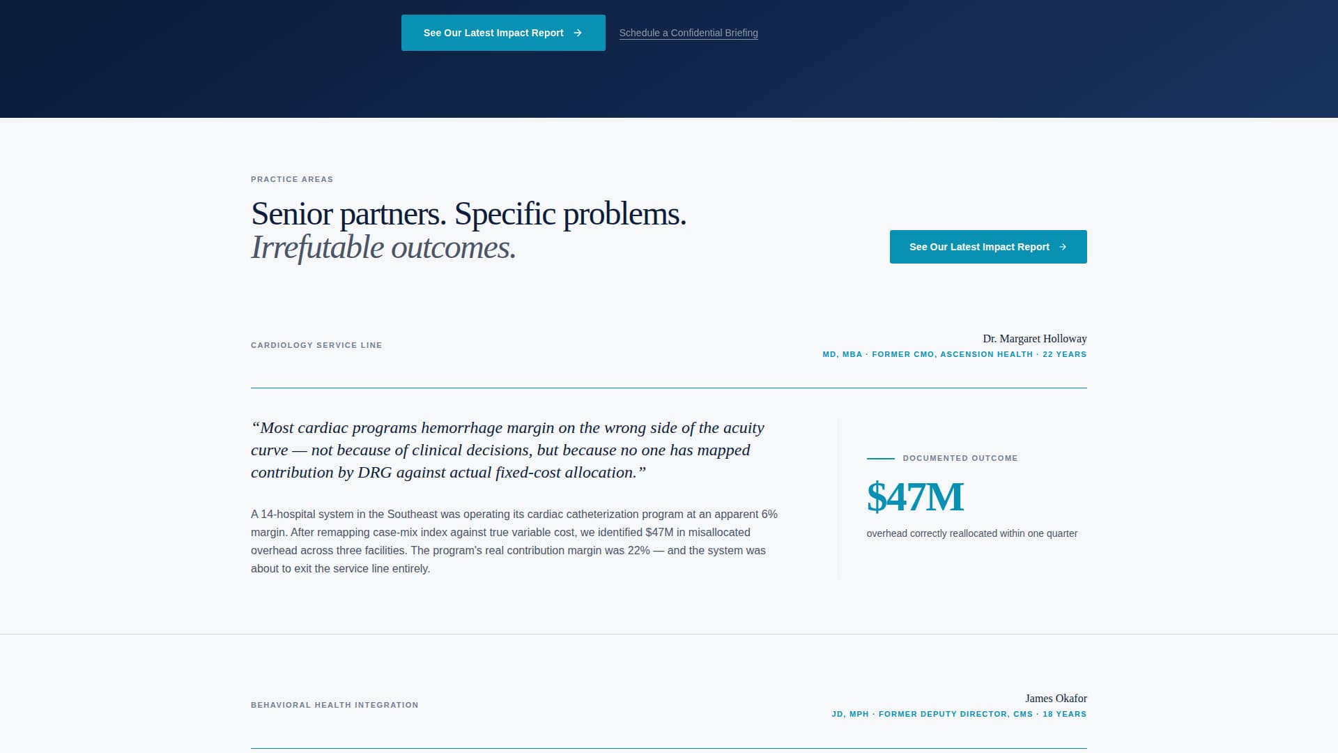 Consult - Authoritative Healthcare Landing Page Template