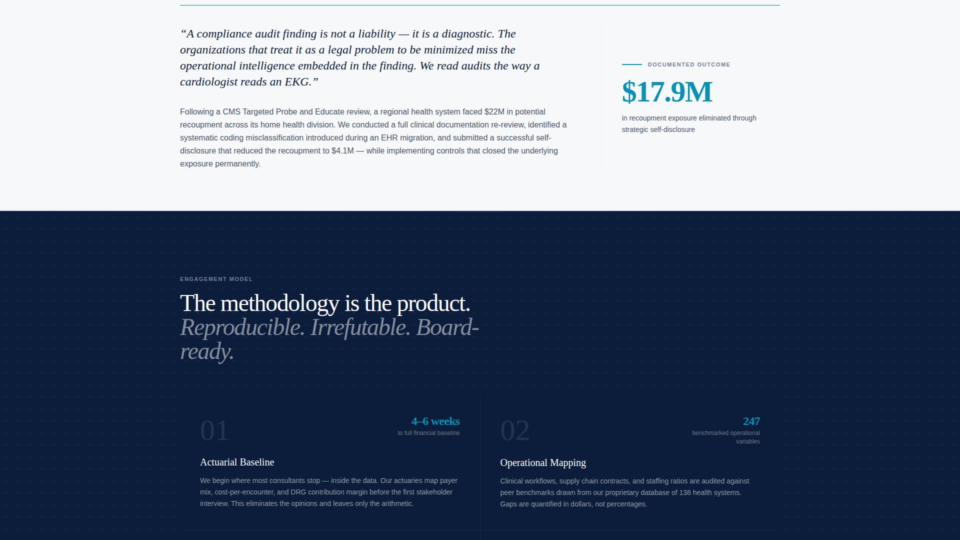 Consult - Authoritative Healthcare Landing Page Template