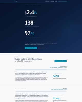 Consult - Authoritative Healthcare Landing Page Template