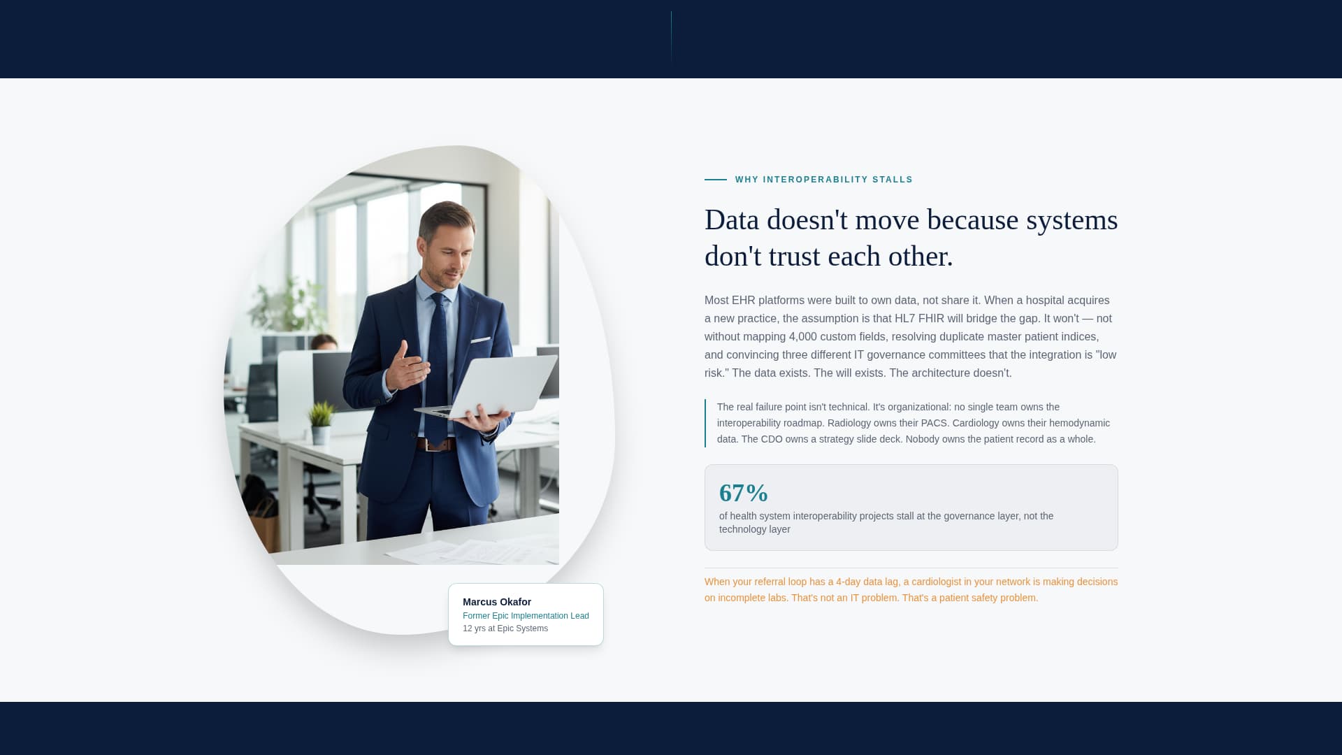 Comply — Credible Healthcare Provider Landing Page Template