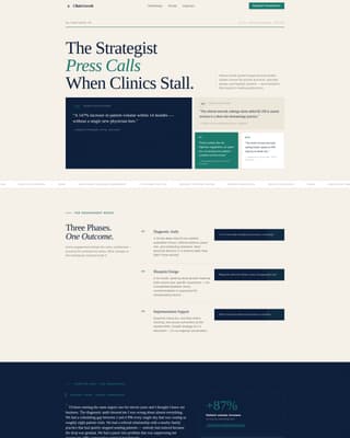 Consult - Authoritative Healthcareconsulting Landing Page Template