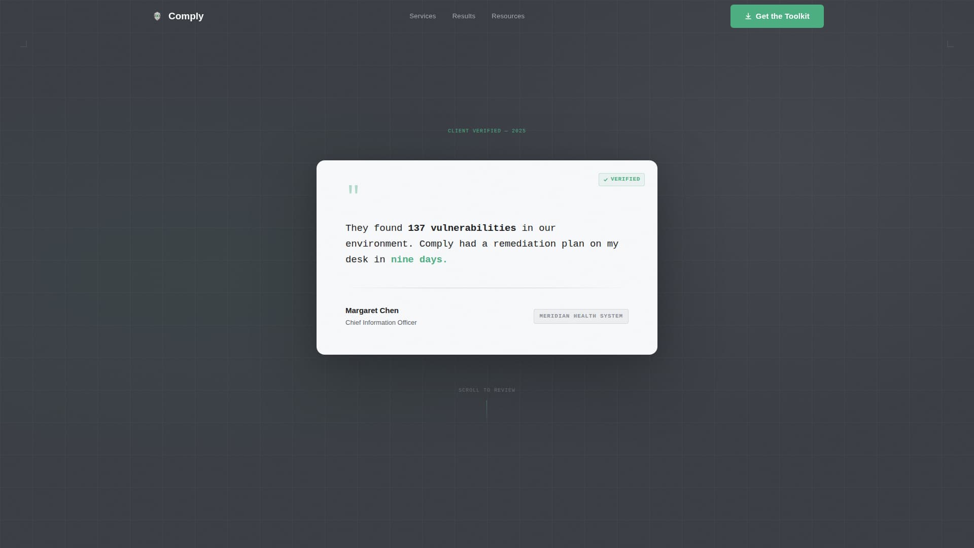 Healthcare Consulting Reviews Website Template