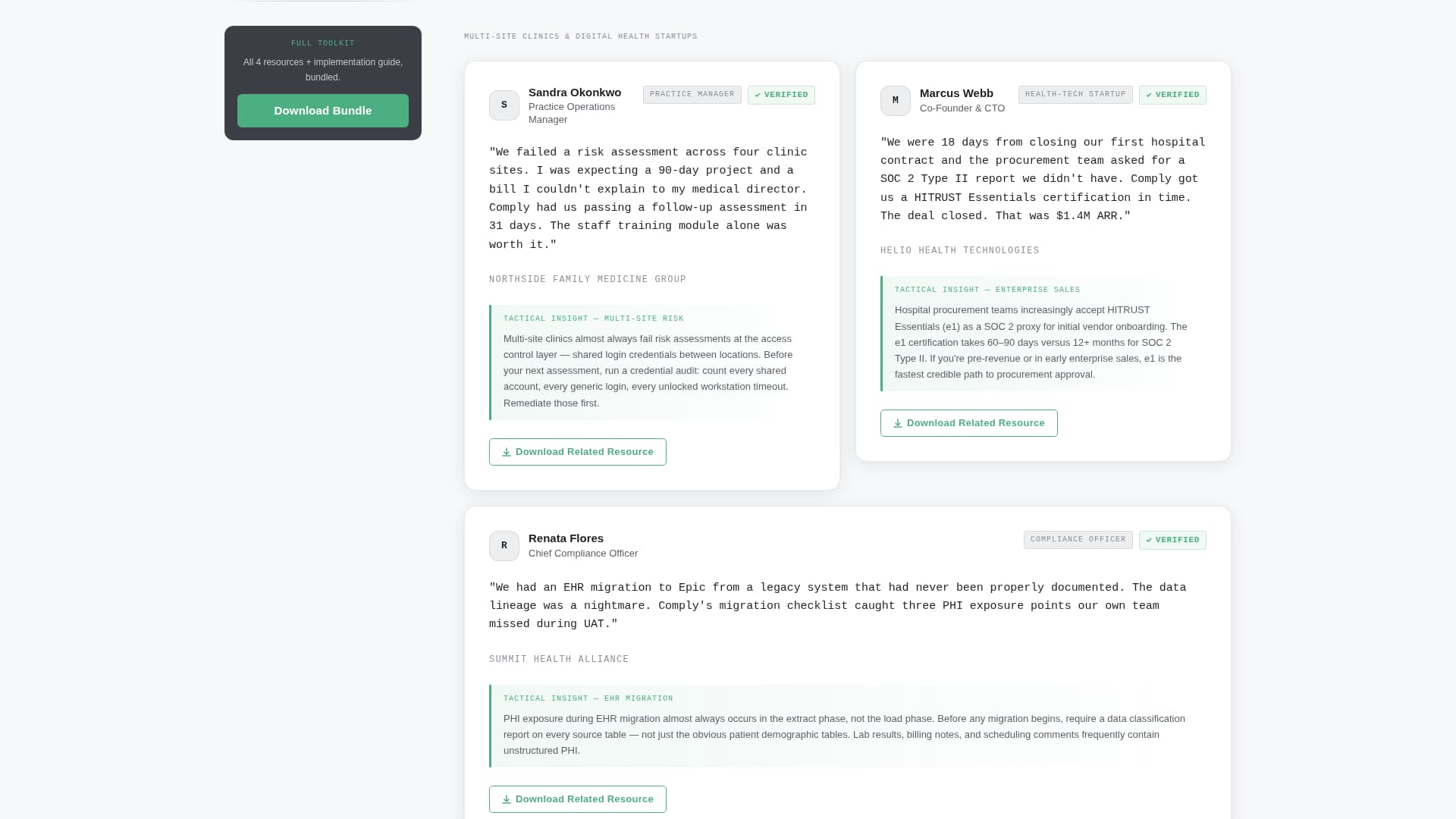 Healthcare Consulting Reviews Website Template