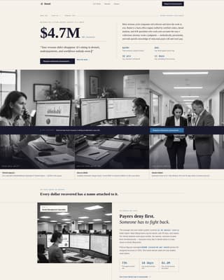 Remit - Authoritative Revenuecycle Landing Page Template