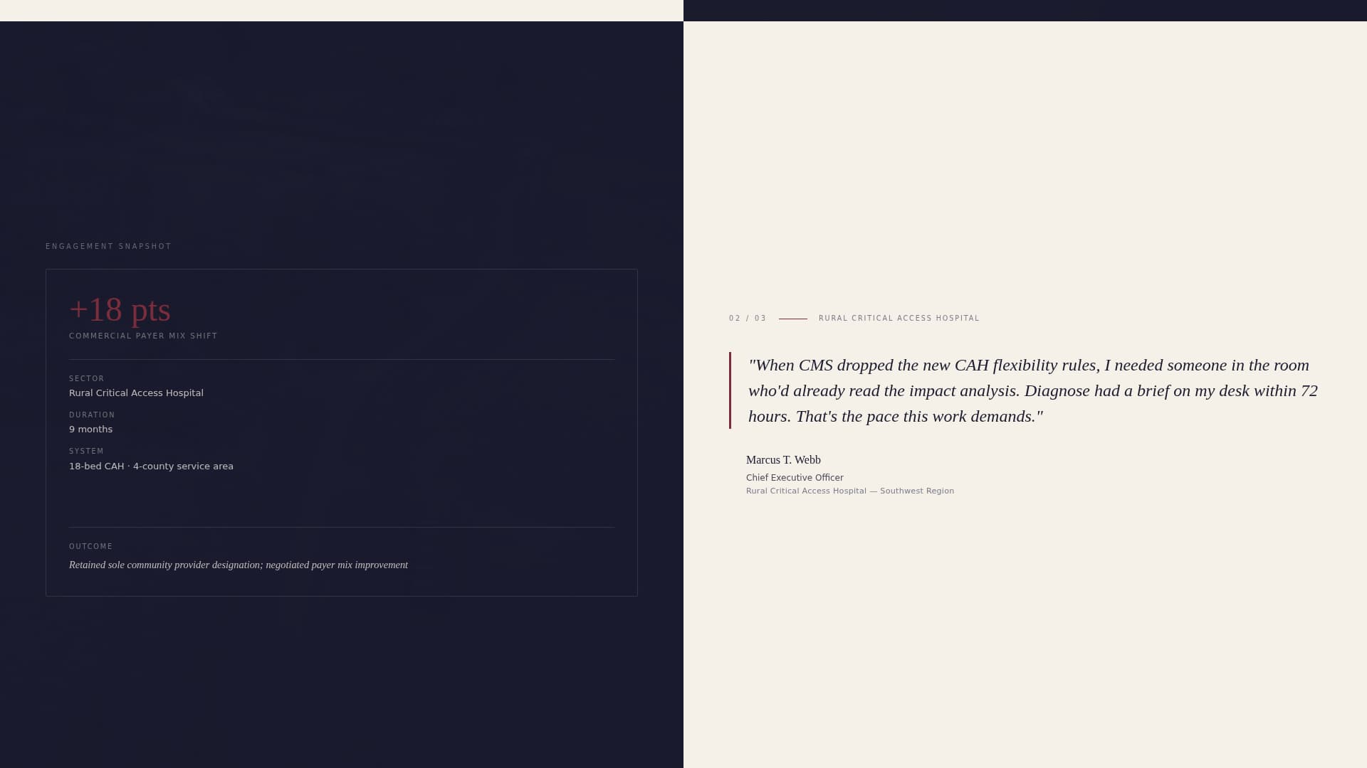 Diagnose - Authoritative Healthcare Landing Page Template