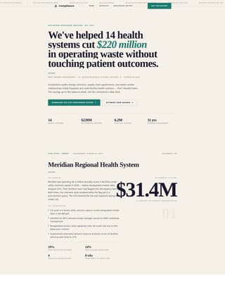 Compliance - Authoritative Healthcare Landing Page Template