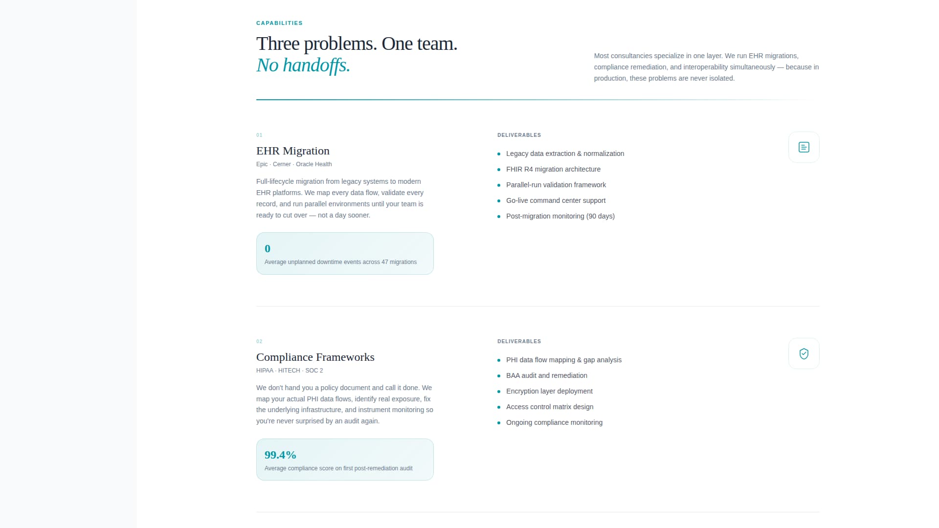 Healthcare Consulting Booking Website Template