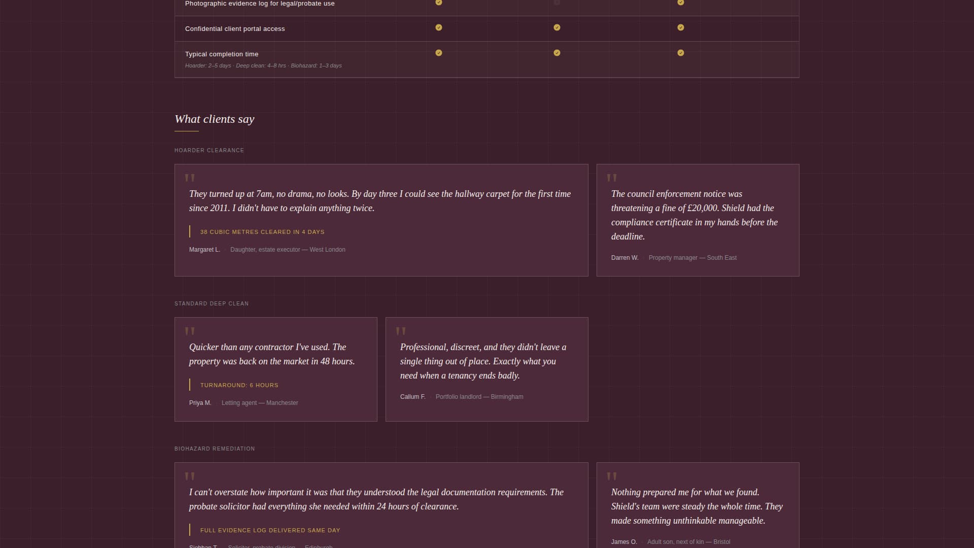 Shield - Authoritative Hoardercleaning Landing Page Template