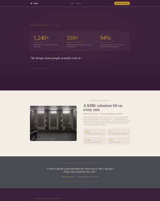 Home - Premium Gym Landing Page Template