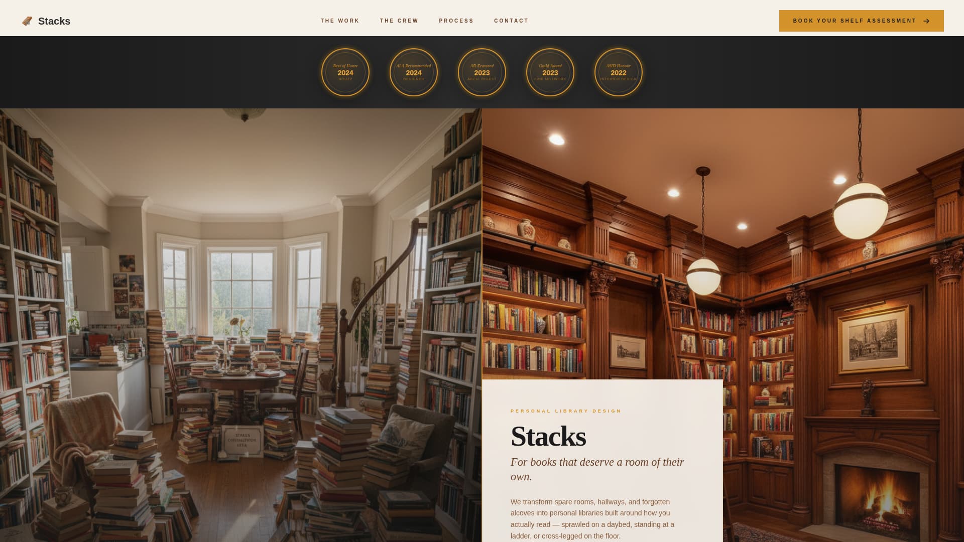Stacks - Trusted Librarydesign Landing Page Template