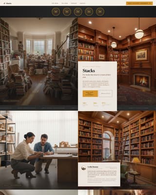 Stacks - Trusted Librarydesign Landing Page Template