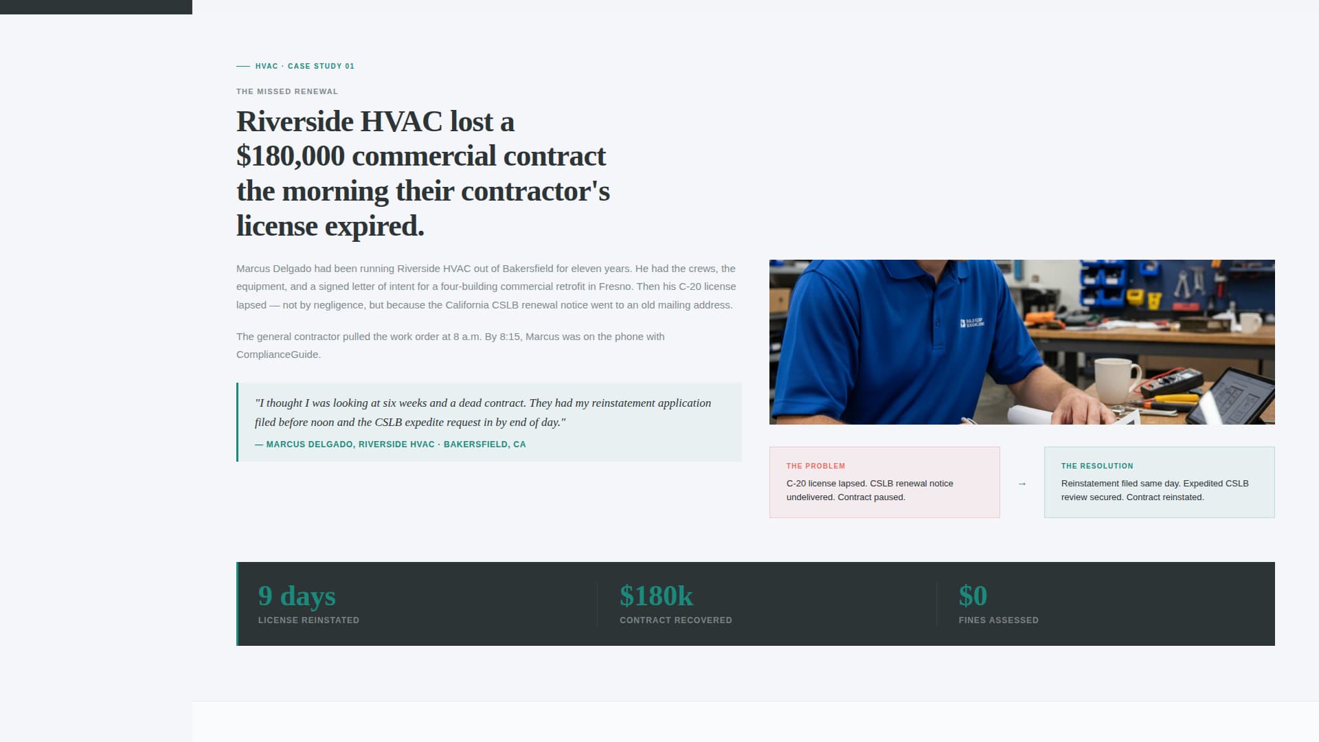 Comply — Insured Legal Compliance Landing Page Template