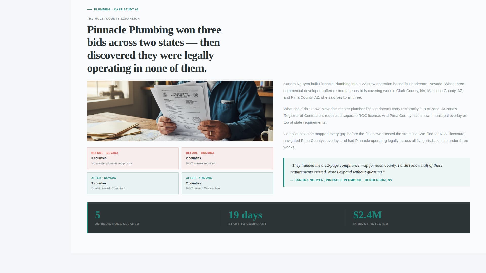 Comply — Insured Legal Compliance Landing Page Template