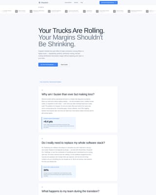 Dispatch - Precision Operations Landing Page Template