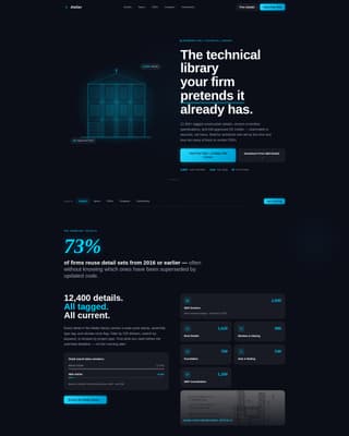 Atelier - Exclusive Architecture Landing Page Template