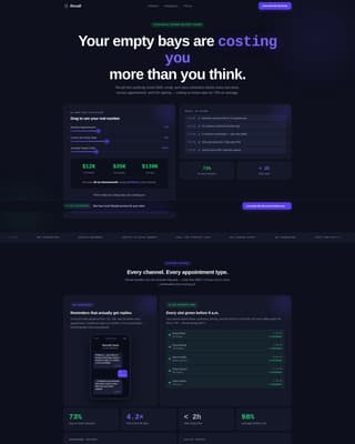Recall - Powerful Dealership Landing Page Template