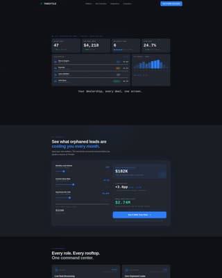 Throttle - Precision Dealer Landing Page Template