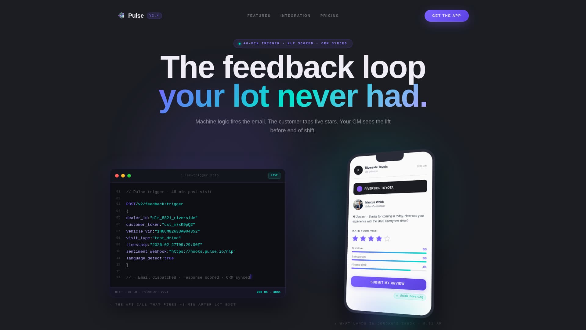 Auto - Modern Dealer Landing Page Template