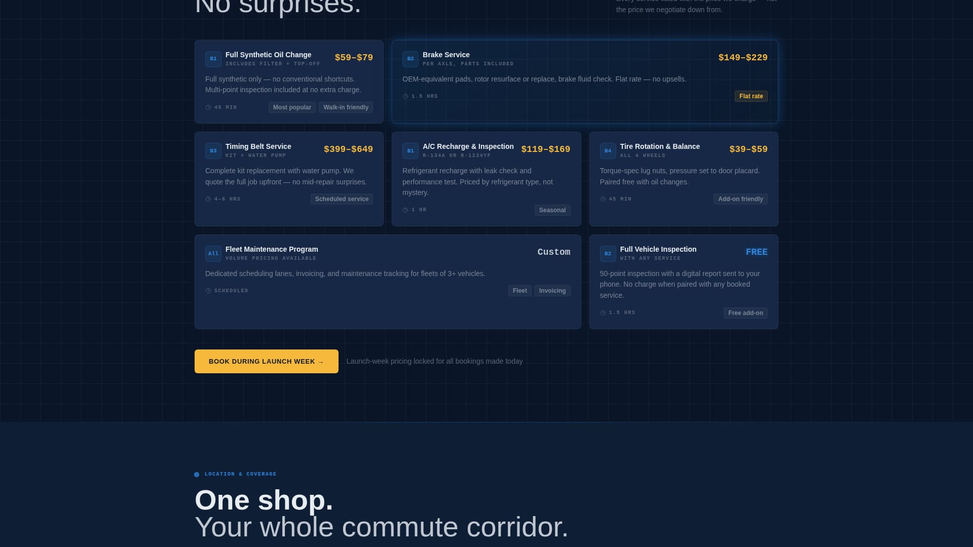Torque - High-Voltage Auto Repair Landing Page Template